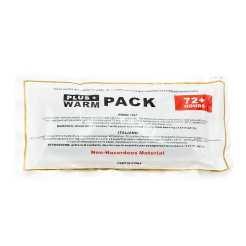 Terra Exotica Heat Pack 72 Stunden - 1, 5, 10, 25 o. 50 Stück - Wärmekissen für den Tierversand oder Pflanzenversand - Aktivierung durch Luftkontakt - Universalwärmer (1 Stück) von Terra Exotica