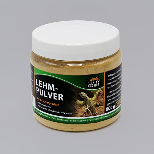 Terra Exotica Lehmpulver - gelb 800g in Dose von Terra Exotica