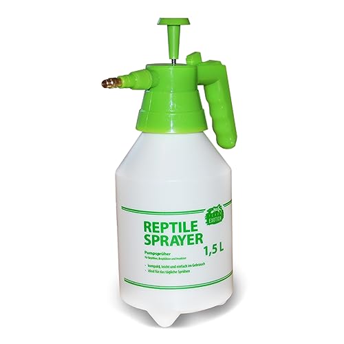 Reptile Sprayer 1,5 Liter - Pumpsprüher für die Terrariumbefeuchtung - Handdrucksprüher mit Messingdüse (1 Stück) von Terra Exotica