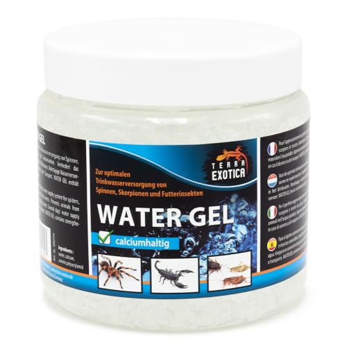 Terra Exotica Wasser-Gel/Water-Gel in 250 ml oder 1000 ml - Sicherung der Wasser-Versorgung - optimal für Insekten, Spinnen, Skorpione (1000 ml) von Terra Exotica