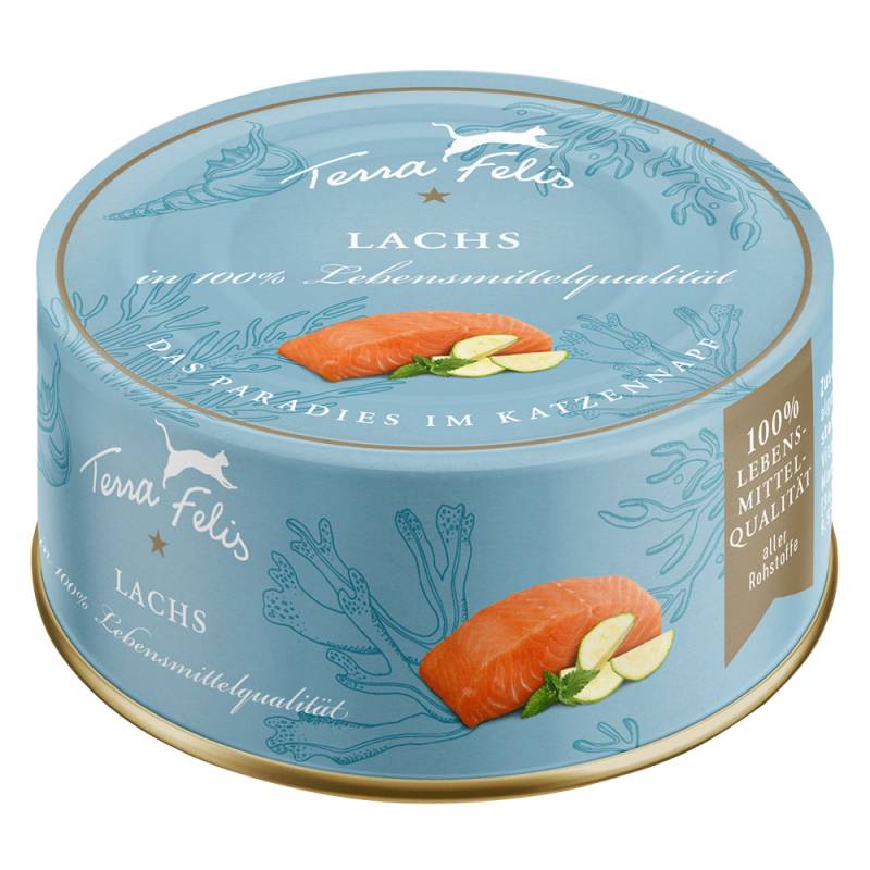 Sparpaket Terra Felis 24 x 80 g - Lachs von Terra Felis