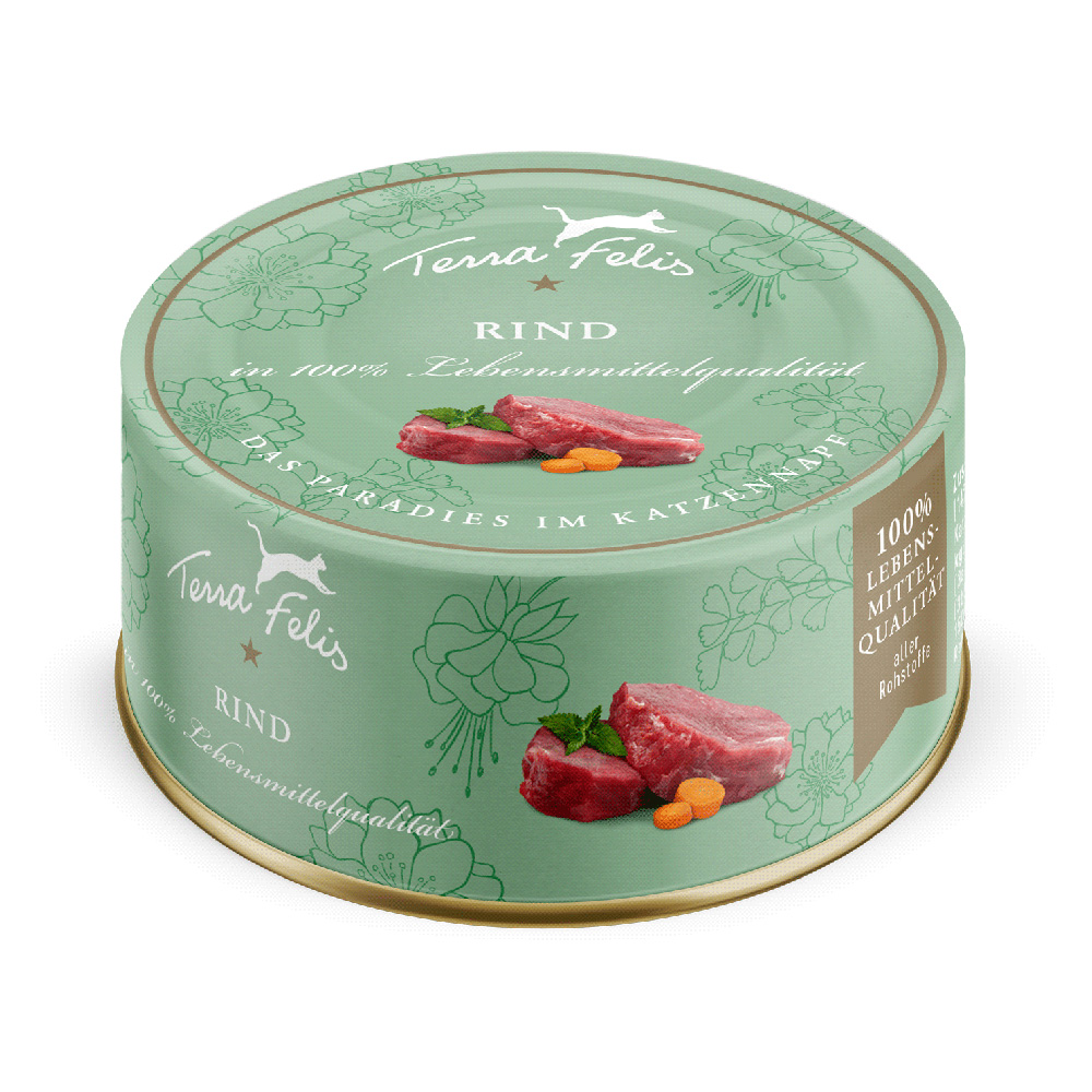 Sparpaket Terra Felis Complete 24 x 80 g - Rind von Terra Felis