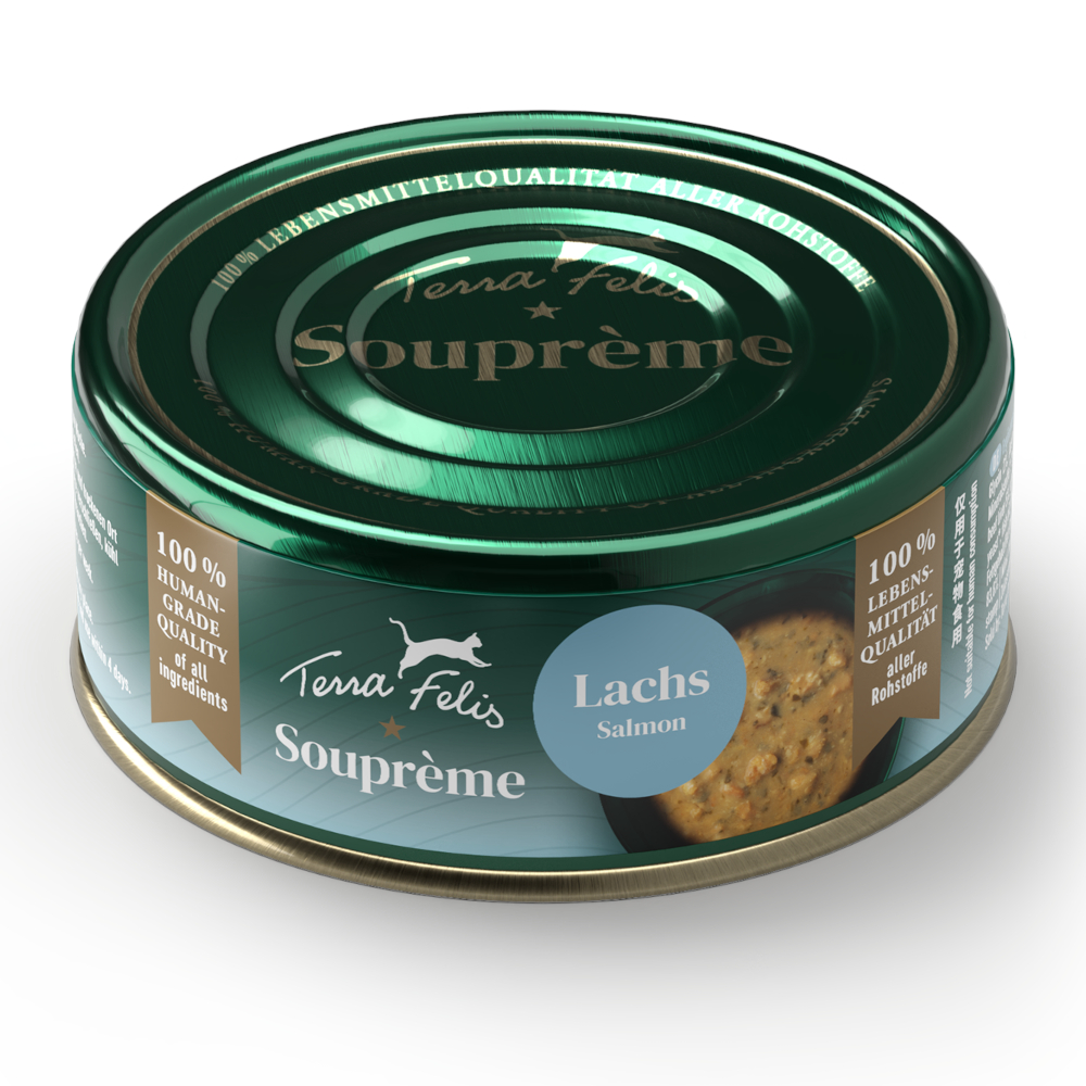 Sparpaket Terra Felis Soupreme 48 x 70 g - Lachs Sparpaket Terra Felis Soupreme 48 x 70 g - Lachs von Terra Felis