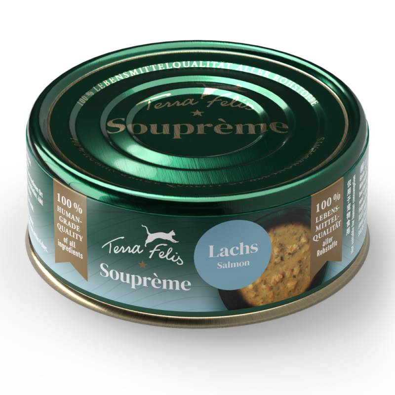 Sparpaket Terra Felis Soupreme 48 x 70 g - Lachs Sparpaket Terra Felis Soupreme 48 x 70 g - Lachs von Terra Felis