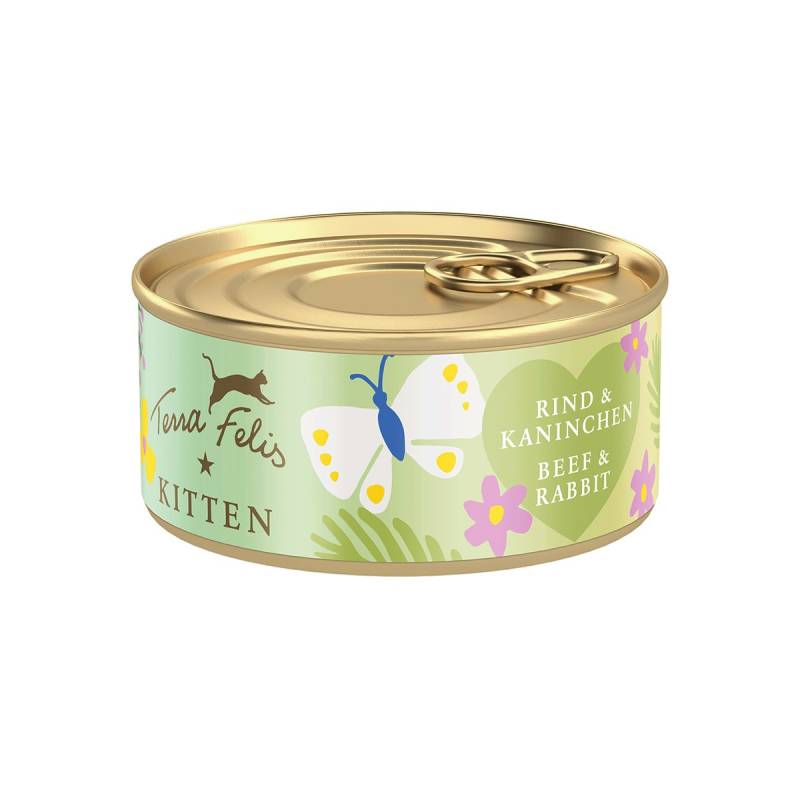 Terra Felis Kitten Rind & Kaninchen 18x70g von Terra Felis