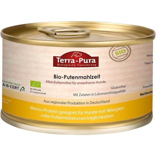 Terra-Pura Hund Bio-Putenmahlzeit Dose 200 g von Terra Pura