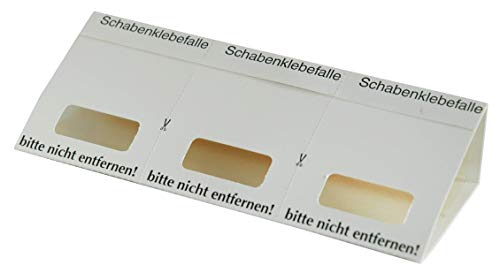 Terrabest Heimchenfalle Schabenfalle giftfrei Klebefalle Heimchenfallen 30 Stück mit integriertem Lockstoff (10x3) von Terrabest