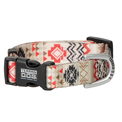 Terrain D.O.G. - Klettertaugliches röhrenförmiges Gurtband – Premium gemustertes Snap-N-Go verstellbares Hundehalsband von Terrain D.O.G.