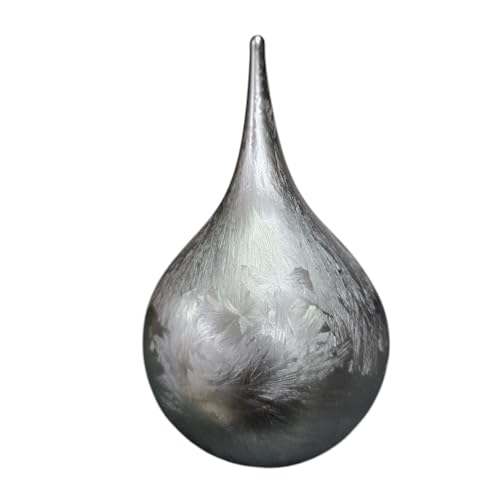 Terroso Mini Urne | Elegante Urn aus Glas für geliebte Menschen Urne Hund und Katze | 200 ml Erinnerungsstück - Tropfenform – Silber Frost Terroso Mini Urne | Elegante Urn aus Glas für geliebte Menschen Urne Hund und Katze | 200 ml Erinnerungsstück - Tropfenform – Silber Frost von Terroso