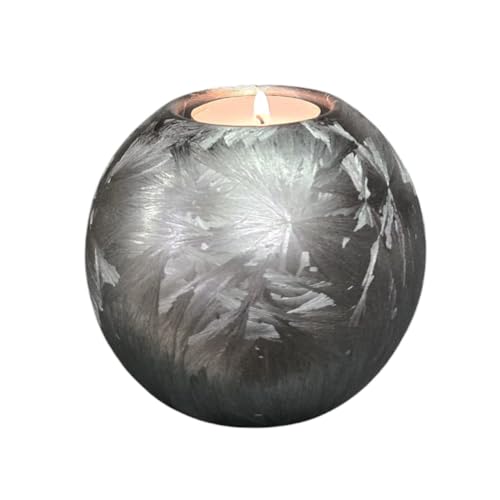 Terroso Mini Urne mit Kerzenhalter | Elegante Urn aus Glas für geliebte Menschen Urne Hund und Katze | 200 ml Erinnerungsstück – Silber Frost Terroso Mini Urne mit Kerzenhalter | Elegante Urn aus Glas für geliebte Menschen Urne Hund und Katze | 200 ml Erinnerungsstück – Silber Frost von Terroso