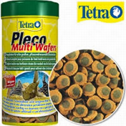 250 ml Tetra Pleco Multi Wafers - 2in1 Wafer: Hauptfutter mit Algenkonzentrat und Omega-3 von Tetra