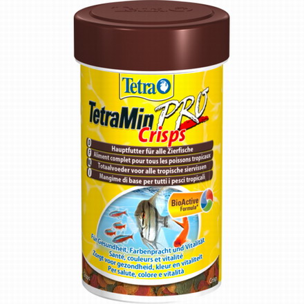 250 ml TetraMin Pro Crisps - Hauptfutter für alle Zierfische von Tetra