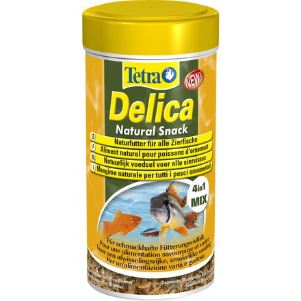 250ml TetraDelica Mix 4in1 Natural Snack / Naturfutter für alle Zierfische von Tetra