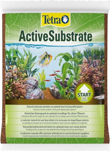 Tetra ActiveSubstrate - natürlicher Bodengrund aus wasserneutralen Tonmineralien für das Aquarium, Alternative zu Aquarienkies, 6 L Beutel von Tetra