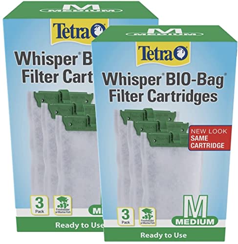 Tetra 26218 Medium 5-15 Kohlefilterkartuschen (2 Boxen mit 3 Filtern) von Tetra