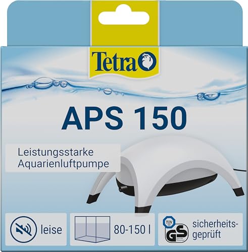 Tetra APS 150 Aquarium Luftpumpe - leise Membran-Pumpe für Aquarien von 80-150 L, weiß von Tetra