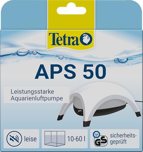 Tetra APS 50 Aquarium Luftpumpe - leise Membran-Pumpe für Aquarien von 10-60 L, weiß von Tetra