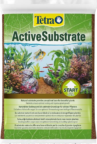 Tetra ActiveSubstrate - natürlicher Bodengrund aus wasserneutralen Tonmineralien für das Aquarium, Alternative zu Aquarienkies, 10 L Beutel von Tetra