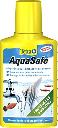 Tetra AquaSafe, Macht Leitungswasser sicher, neutralisiert Schadstoffe für Fische – 100 ml von Tetra
