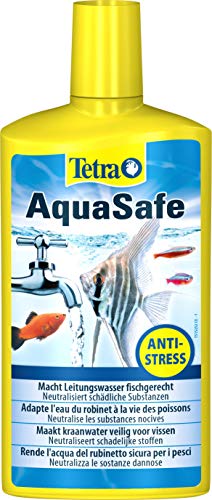 Tetra AquaSafe (Qualitäts-Wasseraufbereiter für fischgerechtes und naturnahes Aquariumwasser, neutralisiert fischschädliche Stoffe im Leitungswasser), 500 ml Flasche von Tetra