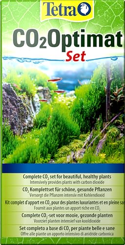 Tetra CO2-Optimat - Komplettset zur Anreicherung des Aquariumwassers mit Kohlendioxid für prächtige Wasserpflanzen, mit Diffusionsrohr, Schlauch und Saugnäpfen von Tetra