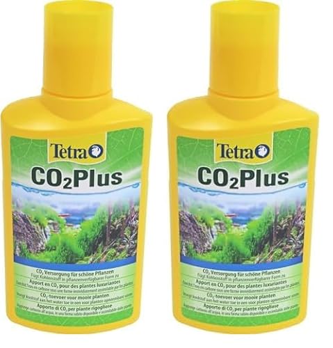 Tetra CO2 Plus flüssiger Kohlenstoff-Dünger für prächtige Aquarienpflanzen, 250 ml Flasche (Packung mit 2) von Tetra