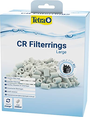 Tetra CR Filterrings Large - Keramik Filterringe für die Tetra Aquarium Außenfilter EX 1200 Plus und 1500 Plus von Tetra