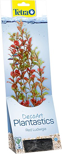 Tetra DecoArt künstliche Wasser-Pflanzen für das Aquarium, naturgetreue Nachbildung, Red Ludwigia von Tetra