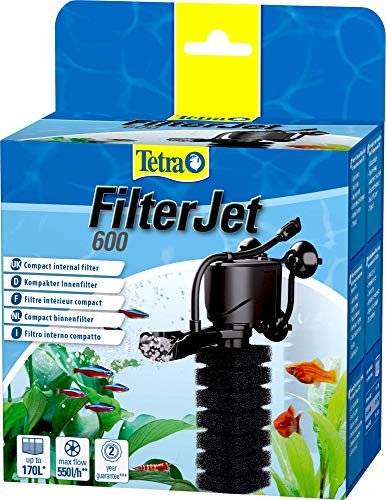 Tetra FilterJet 600 - leistungsstarker Aquarium Innenfilter mit Sauerstoffanreicherung, Aquarium Filter für Aquarien bis 170 L von Tetra