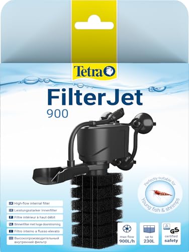 Tetra FilterJet 900 - leistungsstarker Aquarium Innenfilter mit Sauerstoffanreicherung, Aquarium Filter für Aquarien bis 230 L Tetra FilterJet 900 - leistungsstarker Aquarium Innenfilter mit Sauerstoffanreicherung, Aquarium Filter für Aquarien bis 230 L von Tetra
