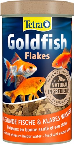 Tetra Goldfish Flakes - Flocken-Fischfutter für alle Goldfische und andere Kaltwasserfische, 500 ml Dose von Tetra