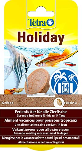 Tetra Holiday Ferienfutter - Gelfutterblock Fischfutter für eine ausgewogene Ernährung aller Zierfische über einen längeren Zeitraum, 30 g Tetra Holiday Ferienfutter - Gelfutterblock Fischfutter für eine ausgewogene Ernährung aller Zierfische über einen längeren Zeitraum, 30 g von Tetra