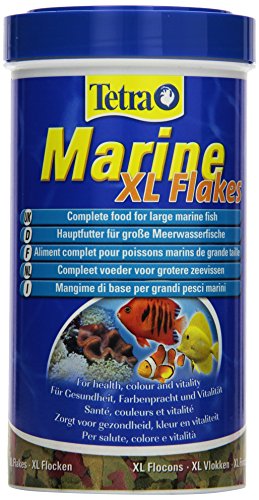 Tetra Marine XL Flakes - vollwertiges Flocken-Fischfutter für große Meerwasserfische, 500 ml Dose von Tetra