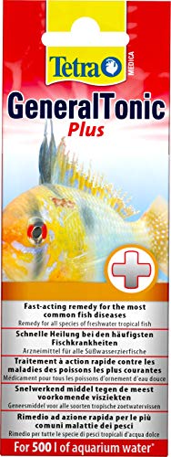 Tetra Medica GeneralTonic Plus - hilft bei Fischkrankheiten wie z.B. Flossenfäule und Flossenfraß, für alle Süßwasserzierfische, 20 ml von Tetra