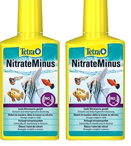 Tetra NitrateMinus - zur gezielten Senkung des Nitratgehalts und zur biozidfreien Algenkontrolle, 250 ml Flasche (Packung mit 2) von Tetra