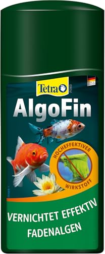 Tetra Pond AlgoFin Teich Algenvernichter - wirkt effektiv bei Fadenalgen, Schwebealgen und Schmieralgen im Gartenteich, 500 ml von Tetra