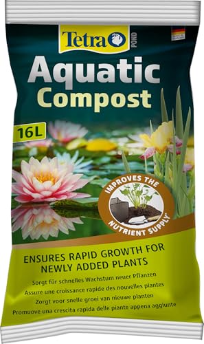 Tetra Pond Aquatic Compost Teicherde - speziell für Teichpflanzen entwickelte Teichboden-Mischung, 16 Liter Beutel von Tetra