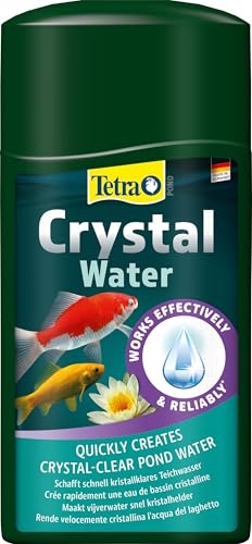 Tetra Pond CrystalWater - Wasserklärer gegen Trübungen für kristallklares Wasser im Gartenteich, 1 Liter Flasche von Tetra