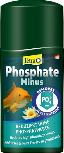 Tetra Pond PhosphateMinus - Wasseraufbereiter zur Reduzierung des Algennährstoffs Phospat im Gartenteich, 250 ml von Tetra