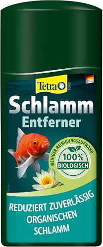 Tetra Pond Schlammentferner - reduziert Schlamm in Gartenteichen, wirkt rein biologisch, 500 ml Flasche von Tetra