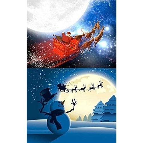 Tetra Poster Schneemann und Weihnachtsmann von Tetra