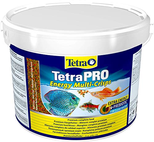 Tetra Pro Energy Multi-Crisps - Premium Fischfutter mit Energiekonzentrat für gesteigerte Vitalität, 10 L Eimer von Tetra
