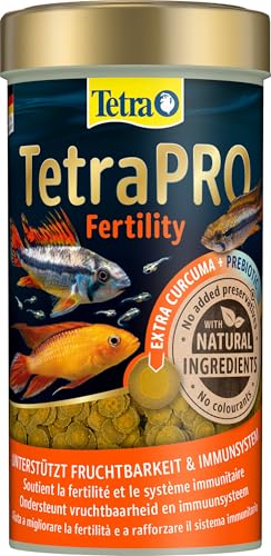 Tetra Pro Fertility Multi-Crisps - Premium Fischfutter mit Kurkuma zur Unterstützung des Zuchterfolgs, 250 ml Dose Tetra Pro Fertility Multi-Crisps - Premium Fischfutter mit Kurkuma zur Unterstützung des Zuchterfolgs, 250 ml Dose von Tetra