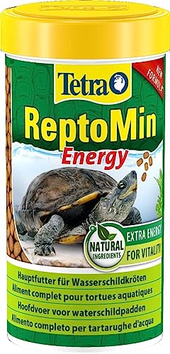 Tetra ReptoMin Energy Schildkröten-Futter - ausgewogenes, nährstoffreiches Premiumfutter mit Krill und Garnelen, 250 ml Dose von Tetra