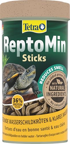 Tetra ReptoMin Sticks Schildkröten-Futter - ausgewogenes Hauptfutter für ausgewachsene Wasserschildkröten, 250 ml Dose von Tetra