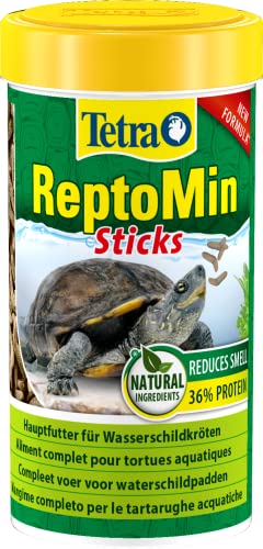 Tetra ReptoMin Sticks Schildkröten-Futter - ausgewogenes Hauptfutter für ausgewachsene Wasserschildkröten, 250 ml von Tetra