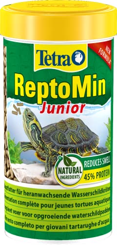 Tetra ReptoMin Junior Schildkröten-Futter - Futtersticks speziell für heranwachsende Wasserschildkröten, 250 ml Dose von Tetra