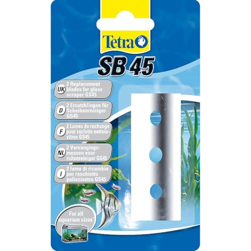 Tetra SB 45 - Ersatzklingen für Tetra GS 45 Aquarien-Scheibenreiniger, 2 Stück / Packung Tetra SB 45 - Ersatzklingen für Tetra GS 45 Aquarien-Scheibenreiniger, 2 Stück / Packung von Tetra