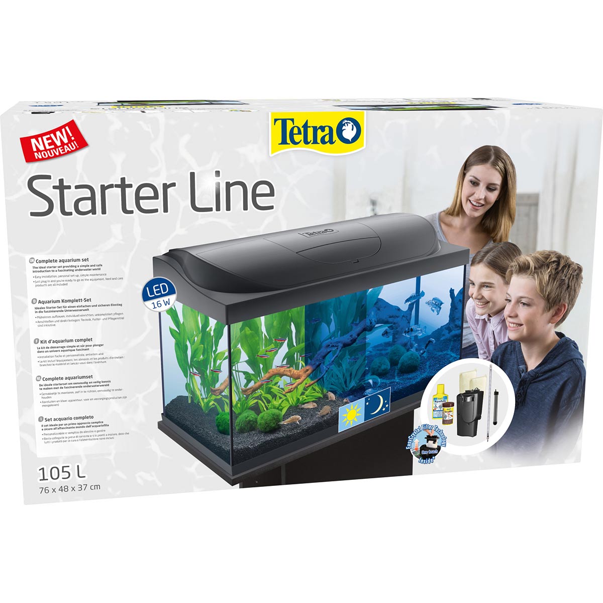 Tetra Starter Line LED Aquarium 105L von Tetra