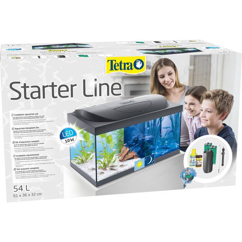 Tetra Starter Line LED Aquarium 54L schwarz von Tetra